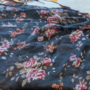 Floral Patterned Tube Scarf